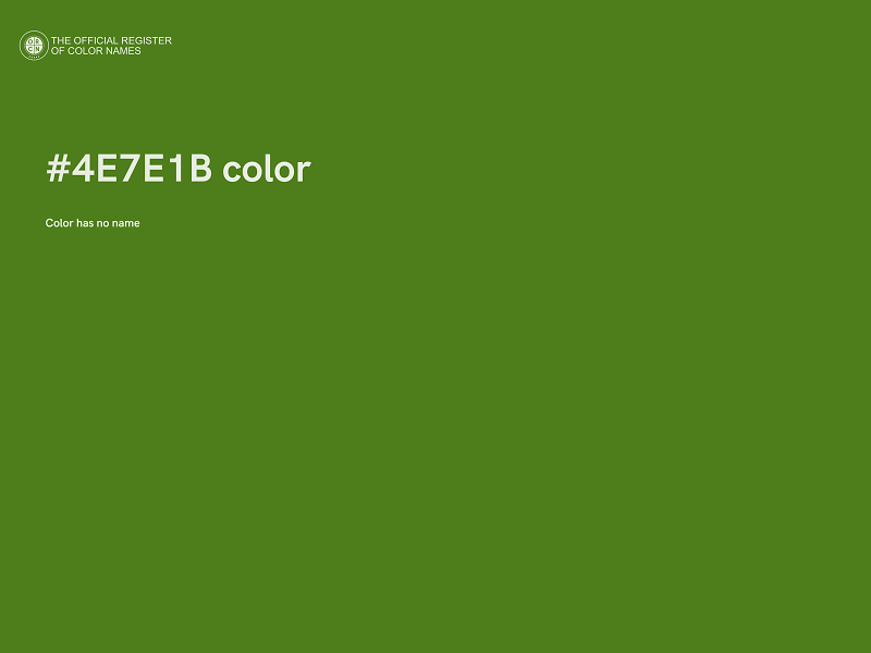 #4E7E1B color image