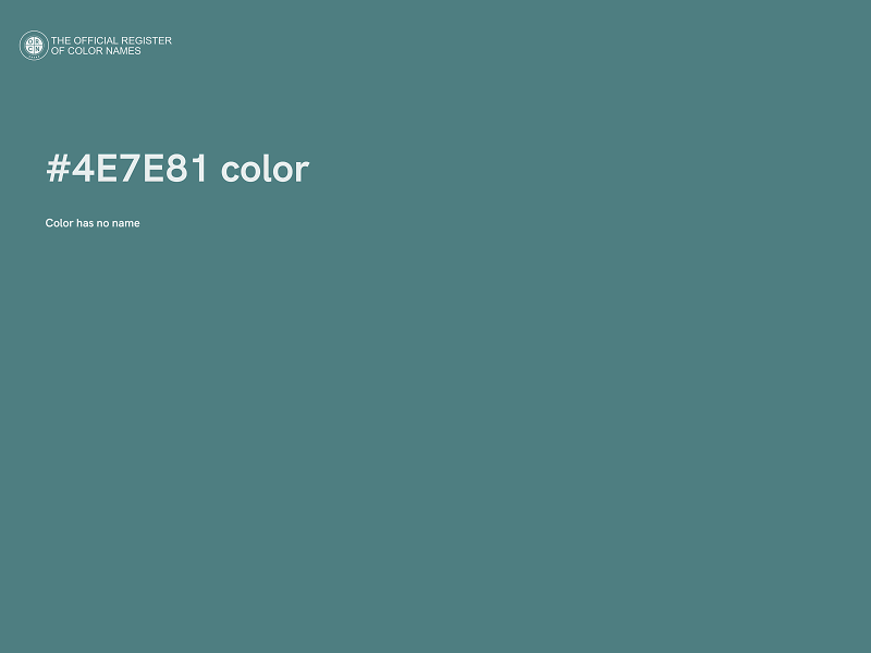 #4E7E81 color image