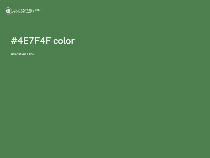 #4E7F4F color image