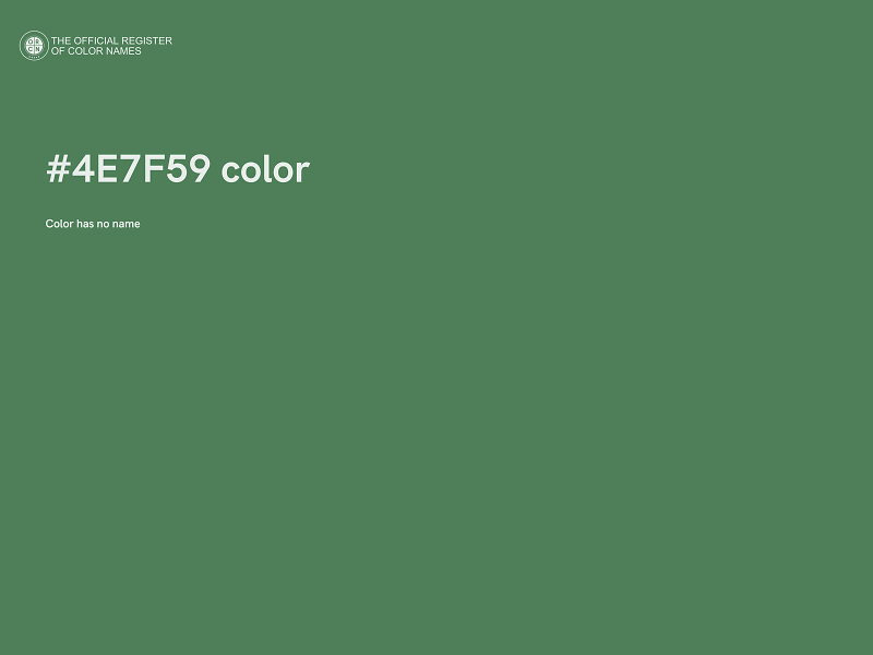 #4E7F59 color image