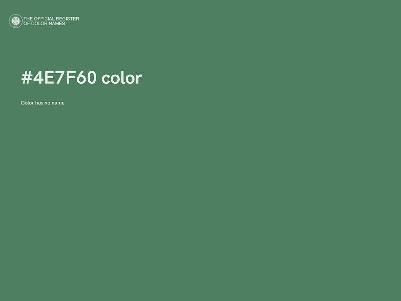 #4E7F60 color image