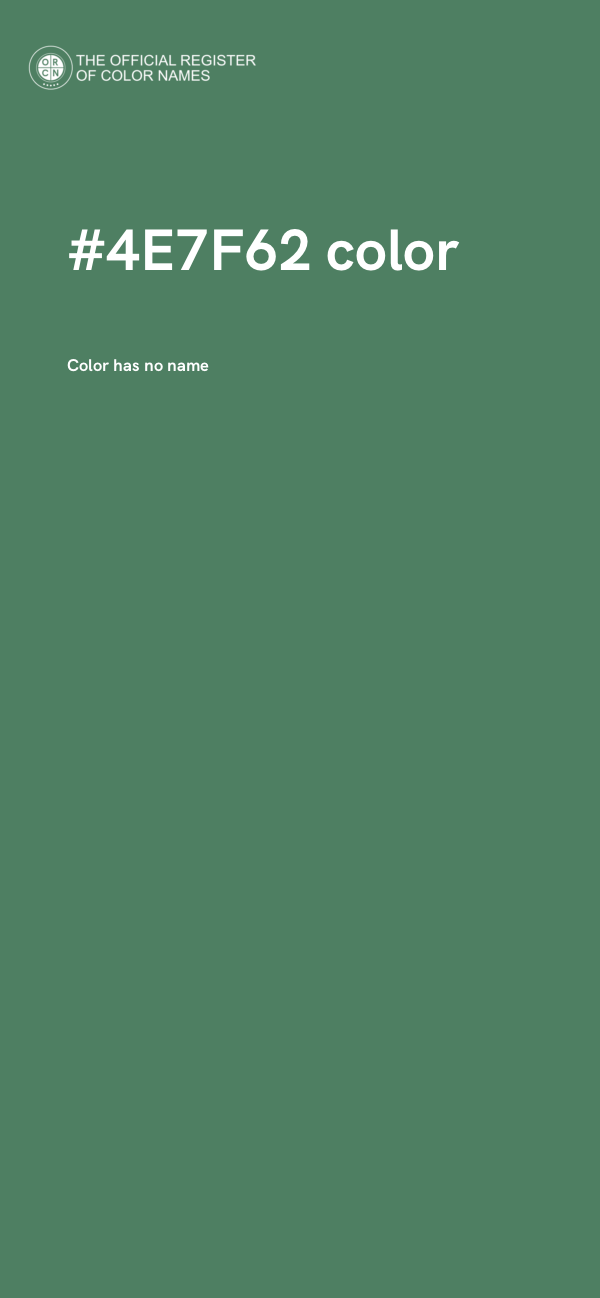 #4E7F62 color image