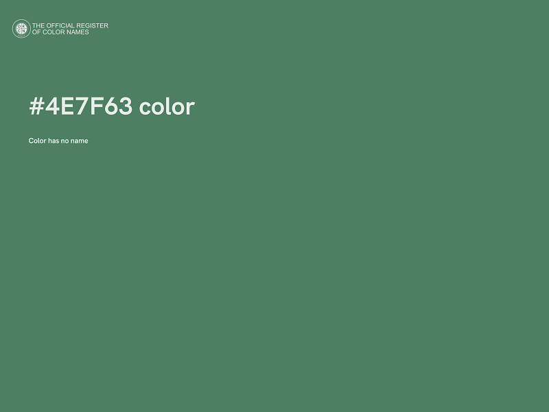 #4E7F63 color image