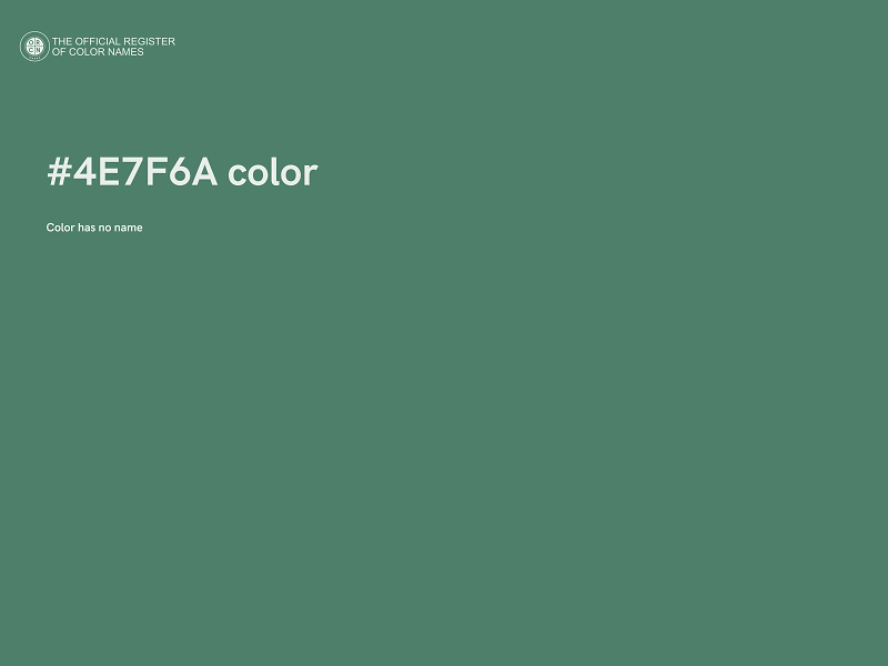 #4E7F6A color image