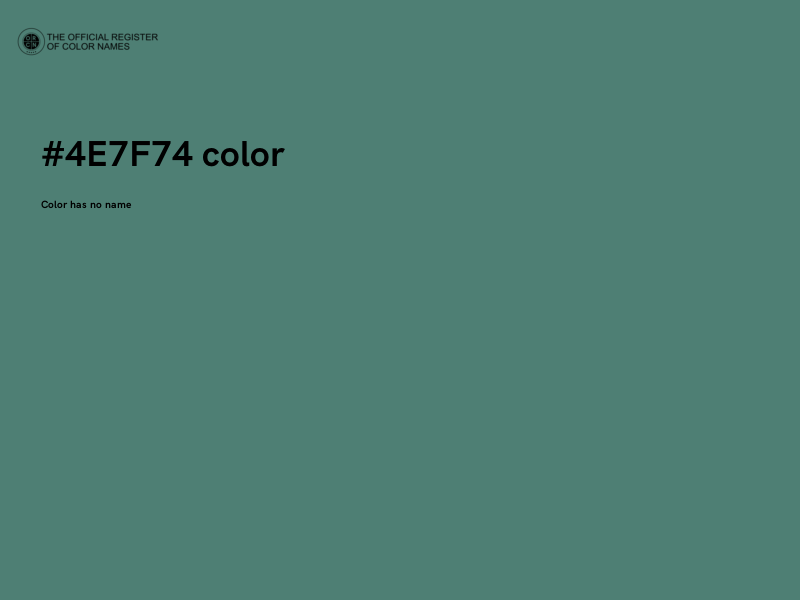 #4E7F74 color image