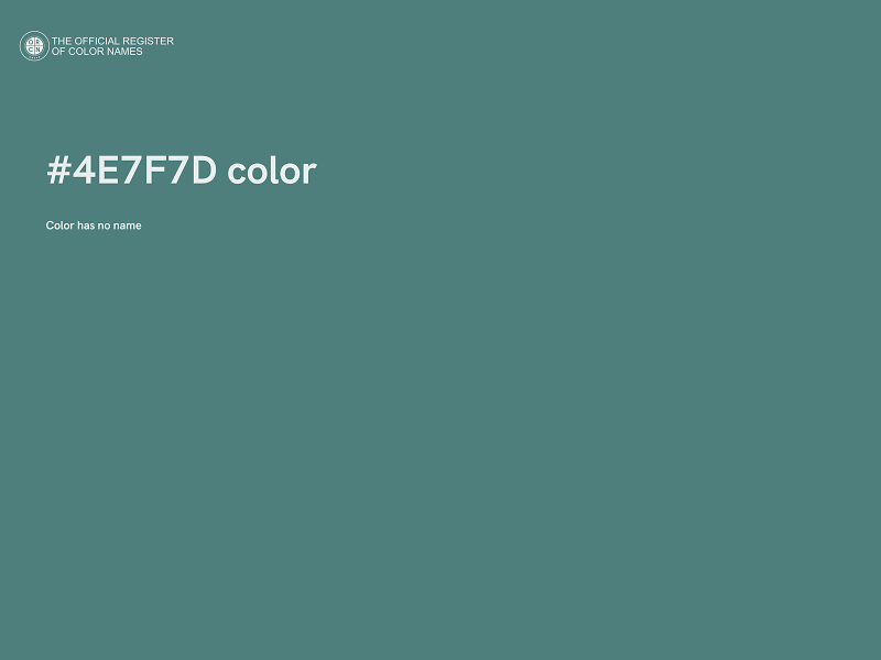 #4E7F7D color image