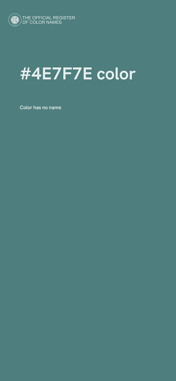 #4E7F7E color image