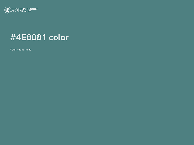 #4E8081 color image