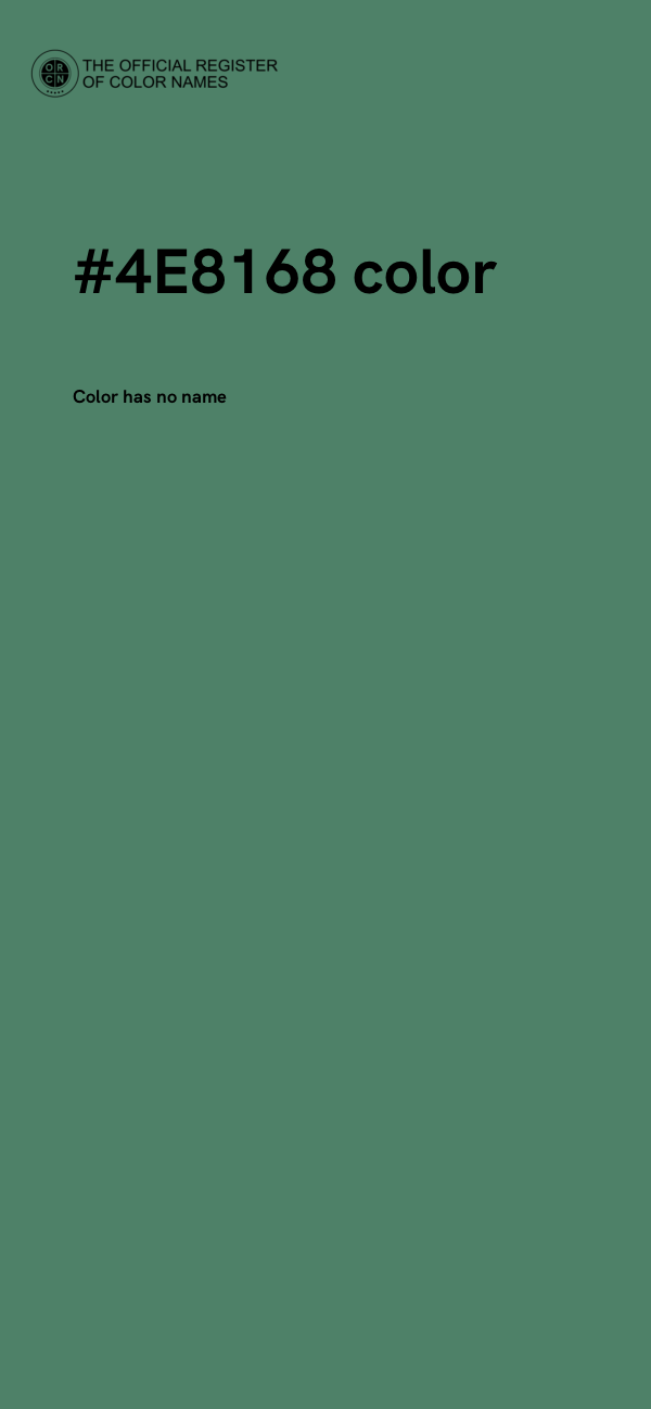 #4E8168 color image