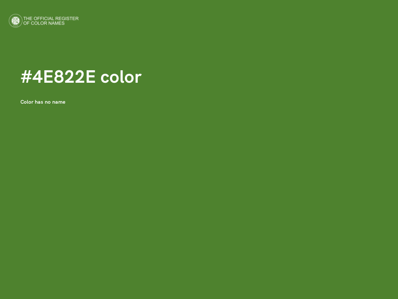 #4E822E color image