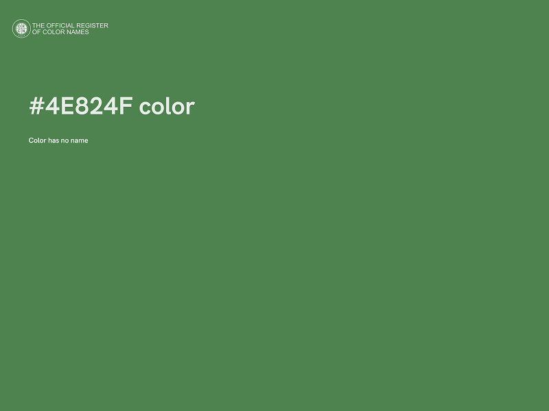 #4E824F color image
