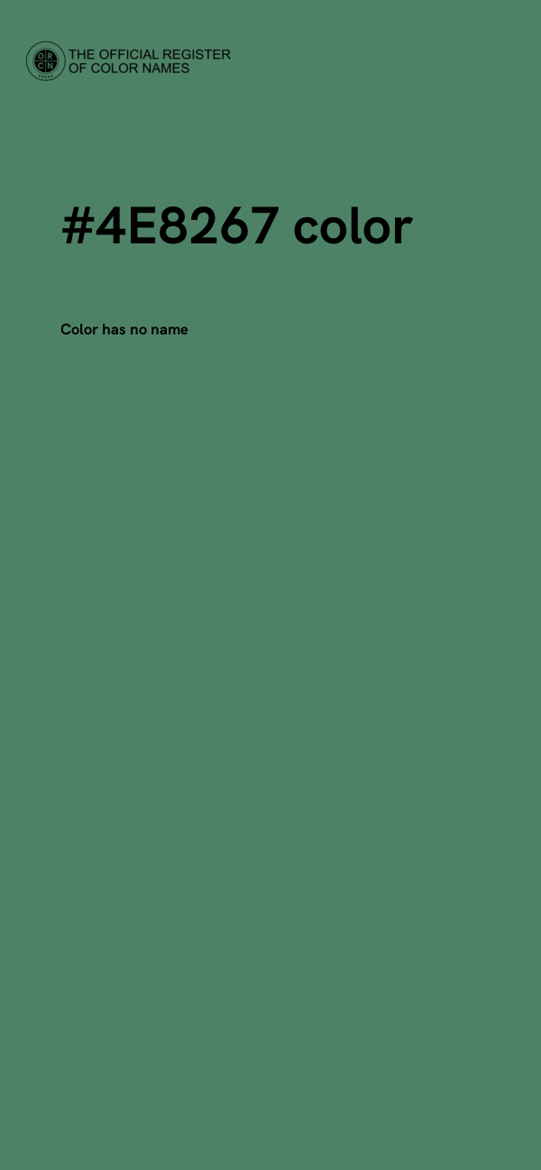 #4E8267 color image