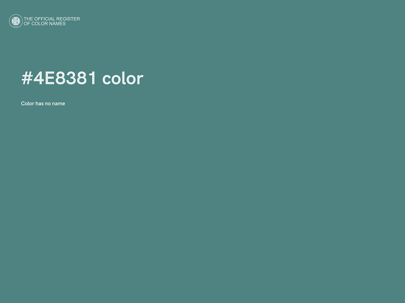 #4E8381 color image