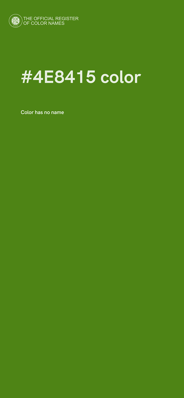 #4E8415 color image