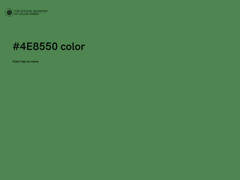 #4E8550 color image