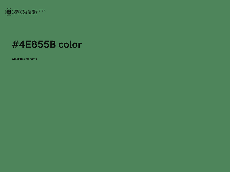 #4E855B color image