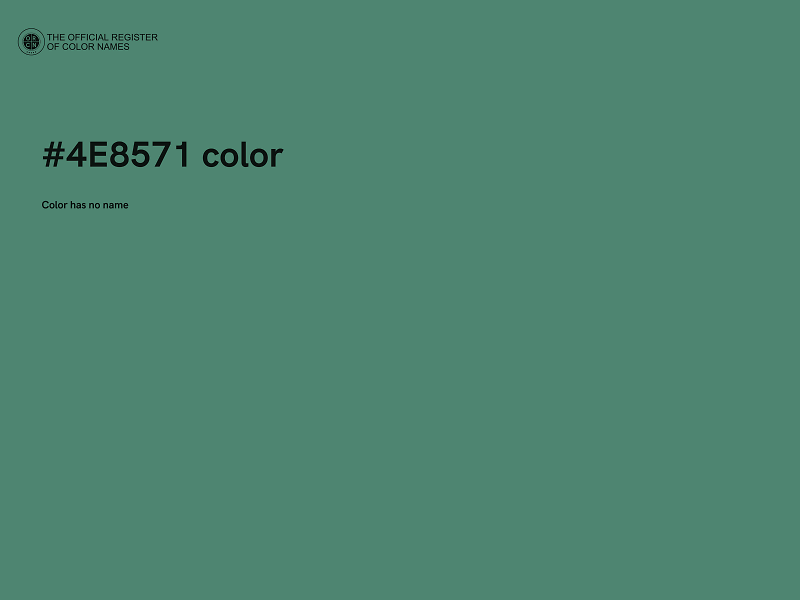 #4E8571 color image