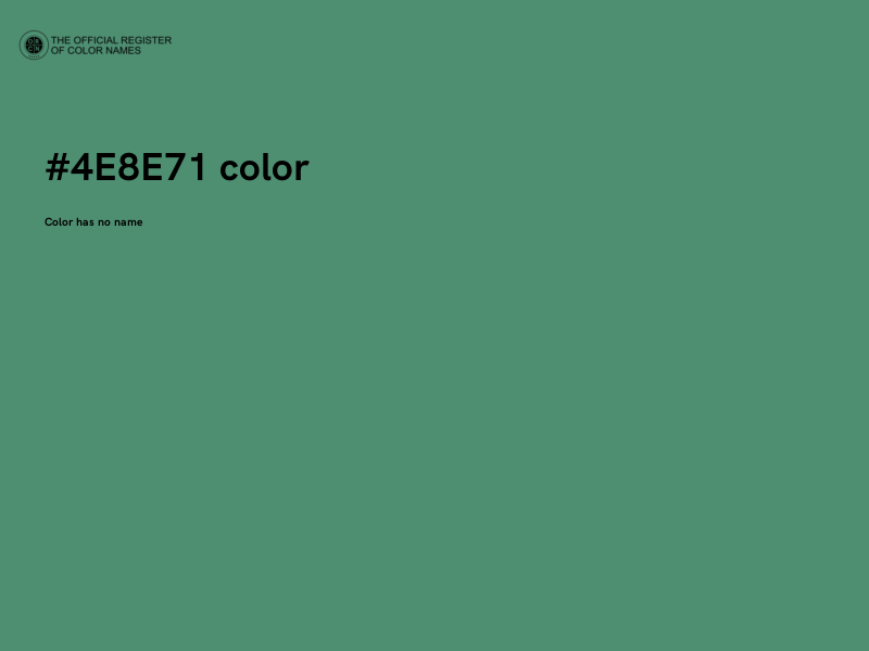 #4E8E71 color image