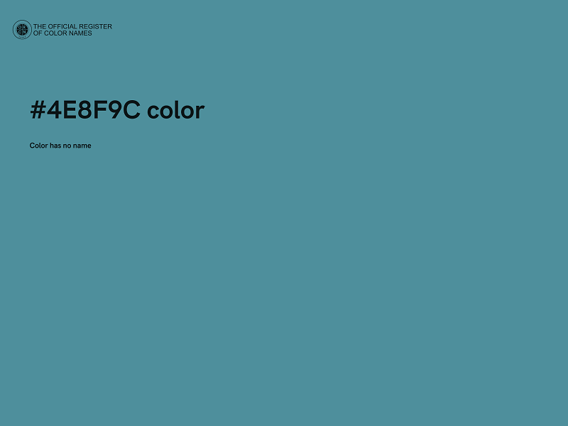 #4E8F9C color image