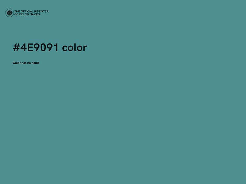 #4E9091 color image