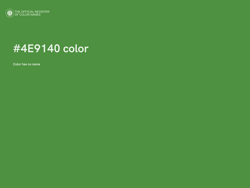 #4E9140 color image