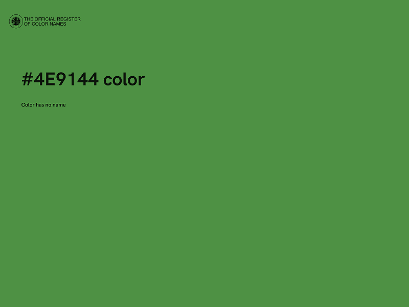 #4E9144 color image