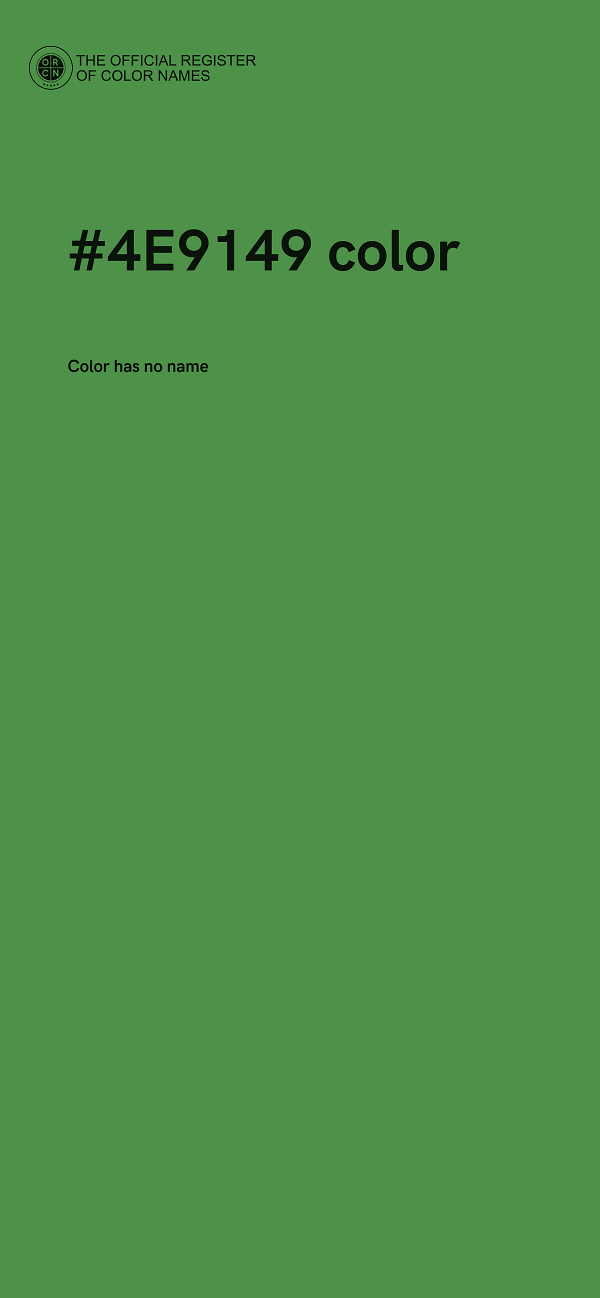 #4E9149 color image