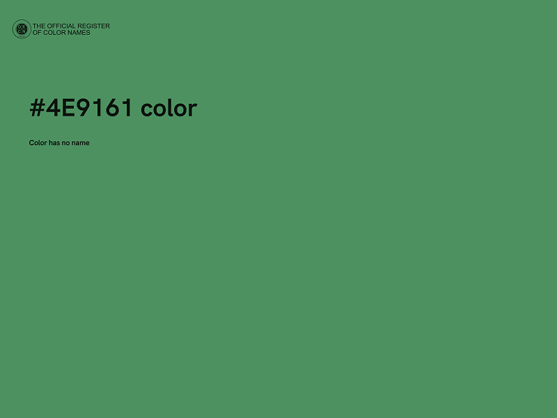 #4E9161 color image