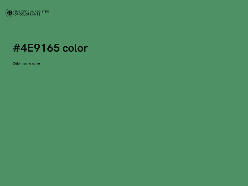 #4E9165 color image