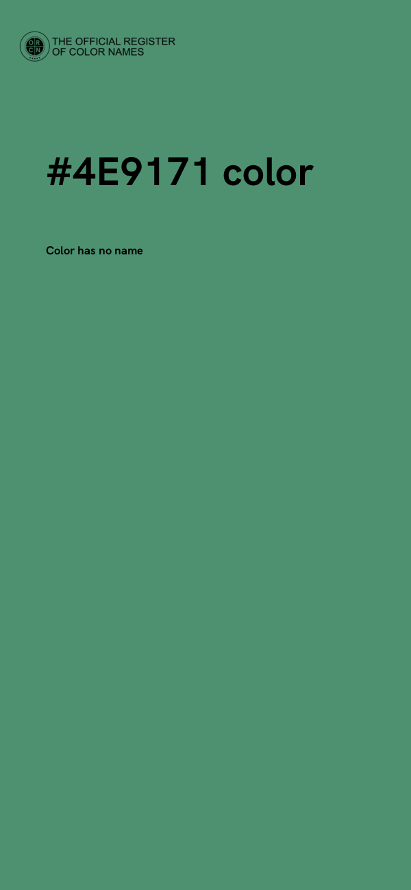 #4E9171 color image