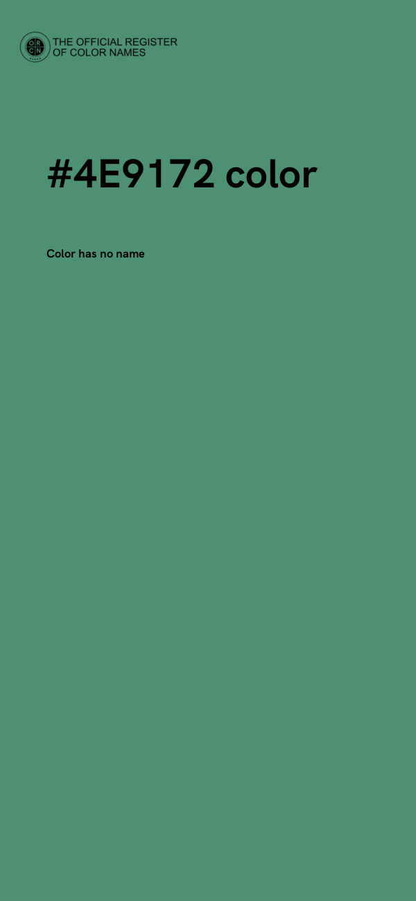 #4E9172 color image