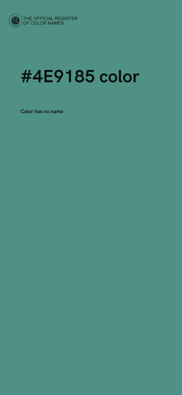 #4E9185 color image
