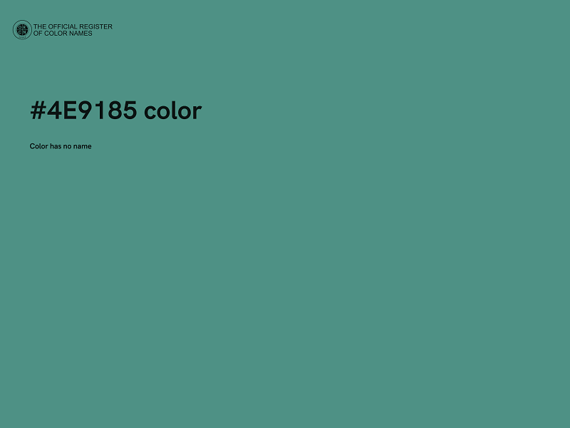 #4E9185 color image