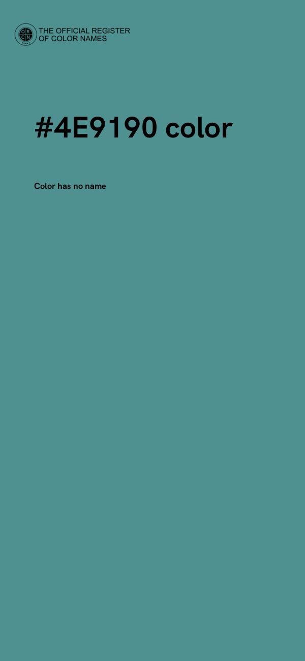 #4E9190 color image