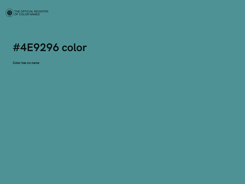 #4E9296 color image