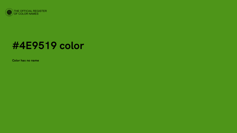 #4E9519 color image