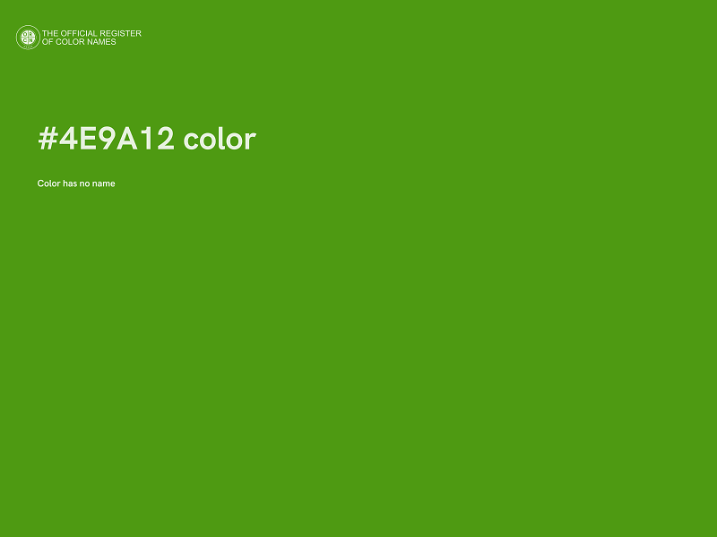 #4E9A12 color image