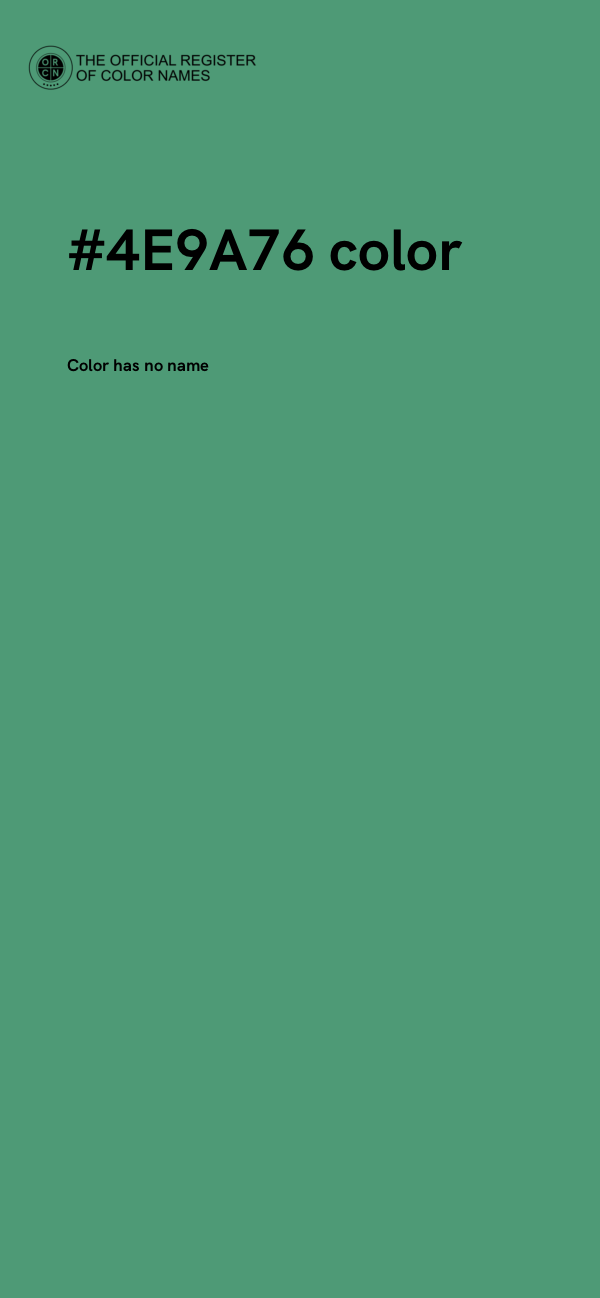 #4E9A76 color image