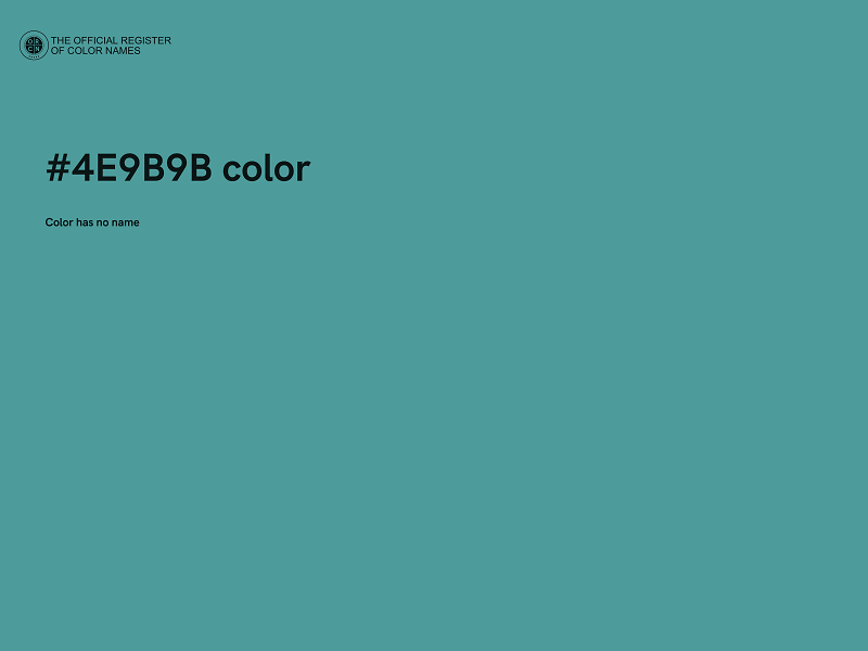 #4E9B9B color image