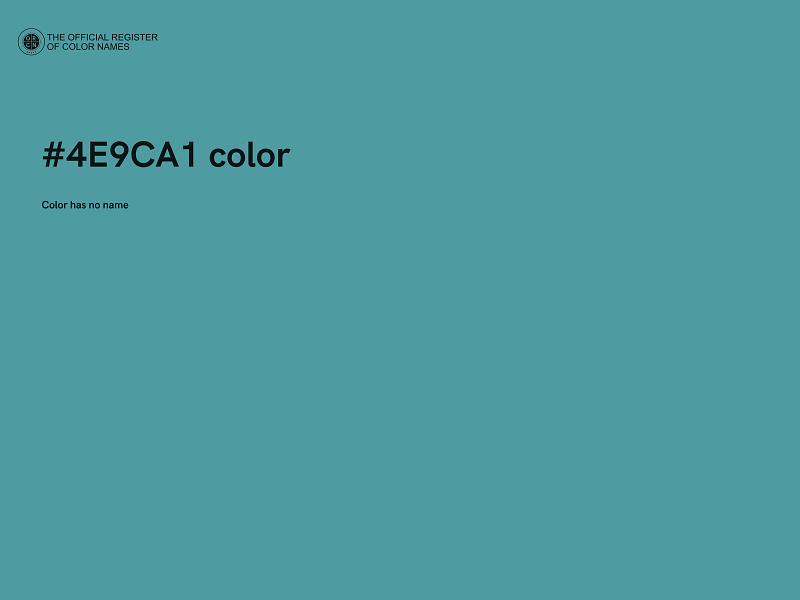 #4E9CA1 color image