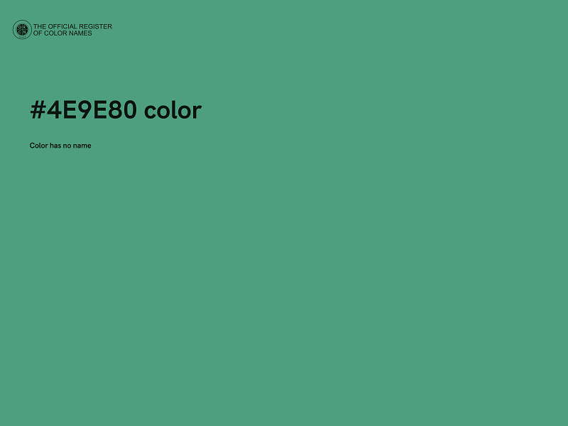 #4E9E80 color image