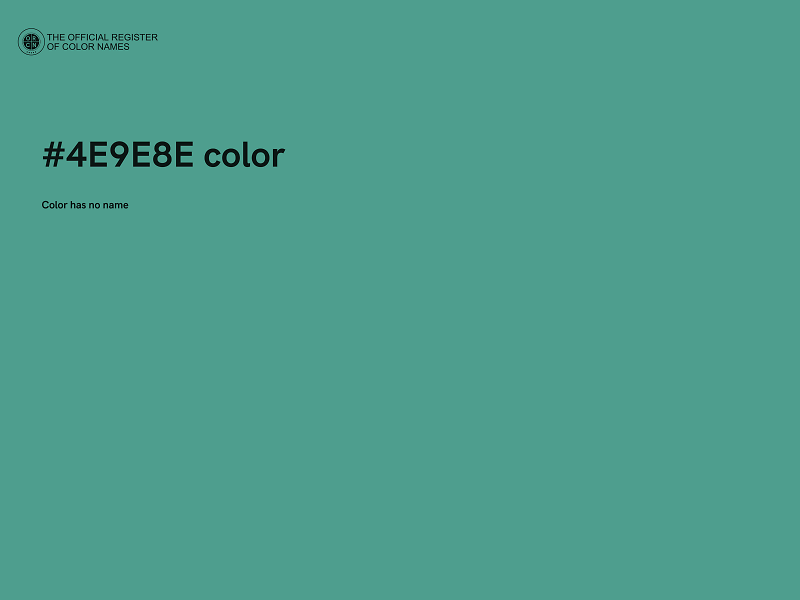 #4E9E8E color image