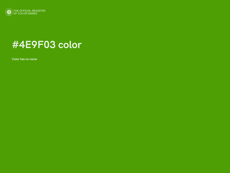 #4E9F03 color image