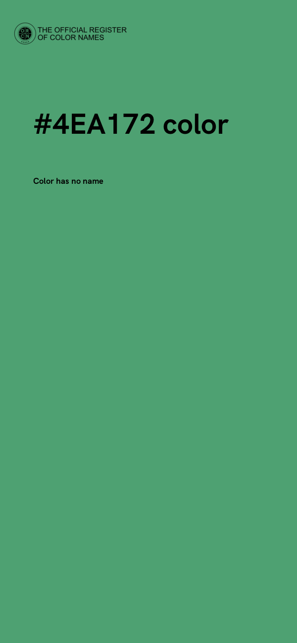 #4EA172 color image
