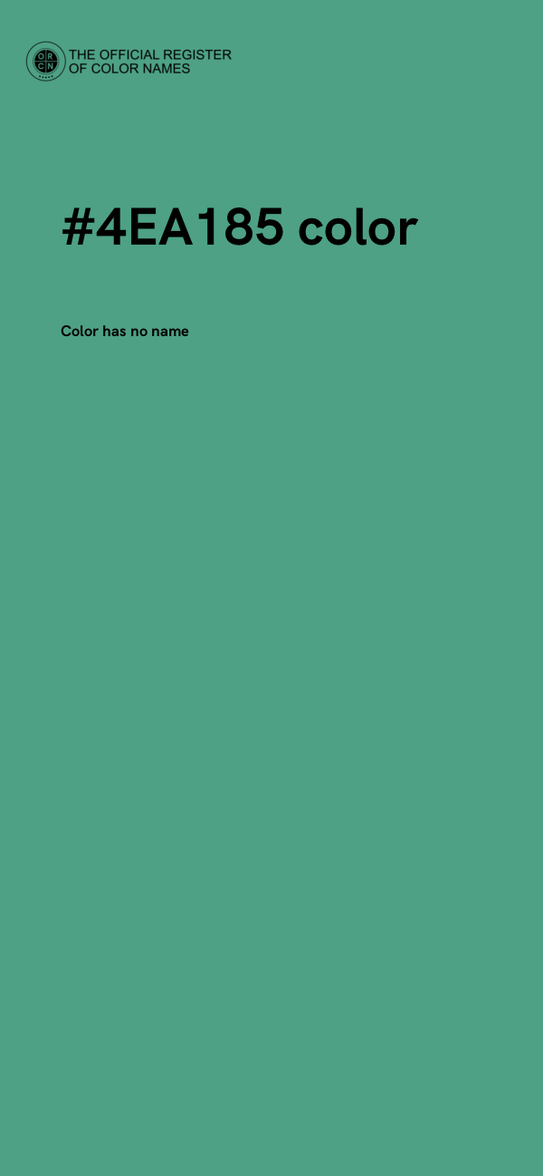 #4EA185 color image