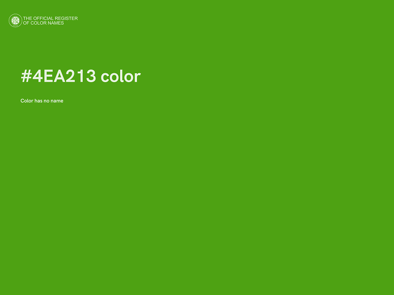 #4EA213 color image