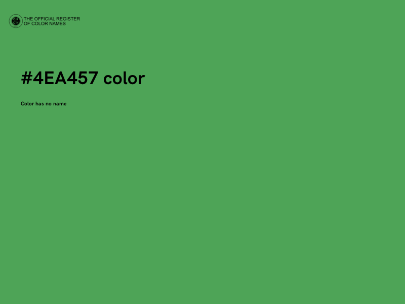 #4EA457 color image