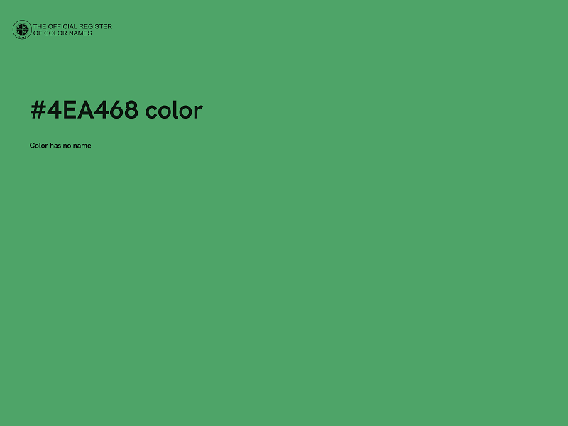 #4EA468 color image