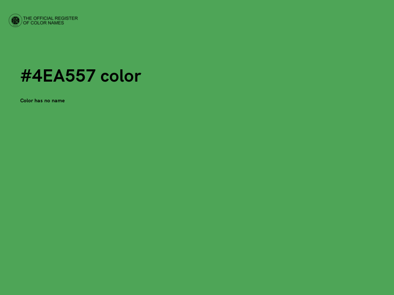 #4EA557 color image