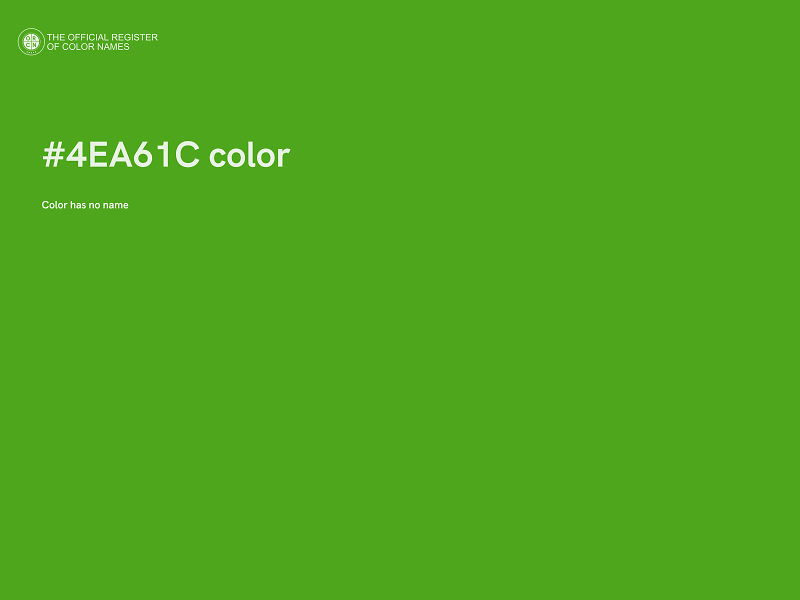 #4EA61C color image